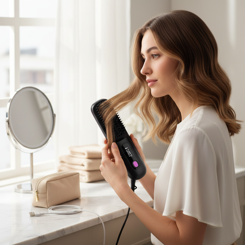 Brosse Lissante LCD Sans Fil